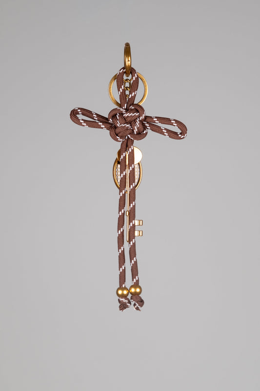 Anahtar ve Raket Detaylı Charm